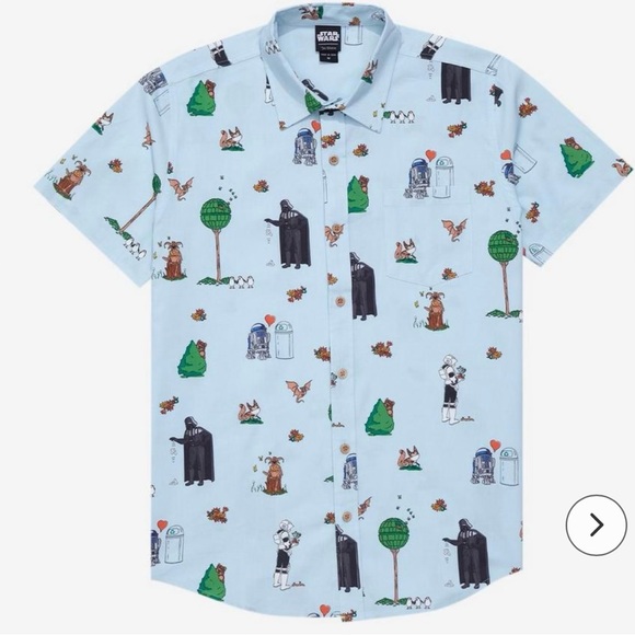 Star Wars Mens Button Up Shirt Star Wars Flowers Star Wars Clothes Penkiiy  Rainbow Shirts For Men